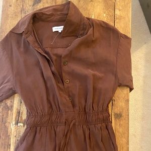 Brown Romper, Size Extra Small, from WeWoreWhat